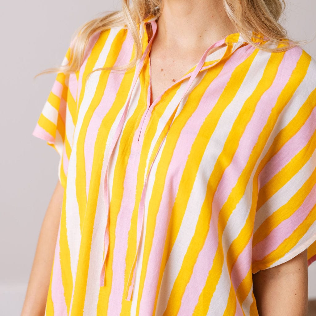 Sunshine Tienda® Sunkissed Stripe Cove Dress