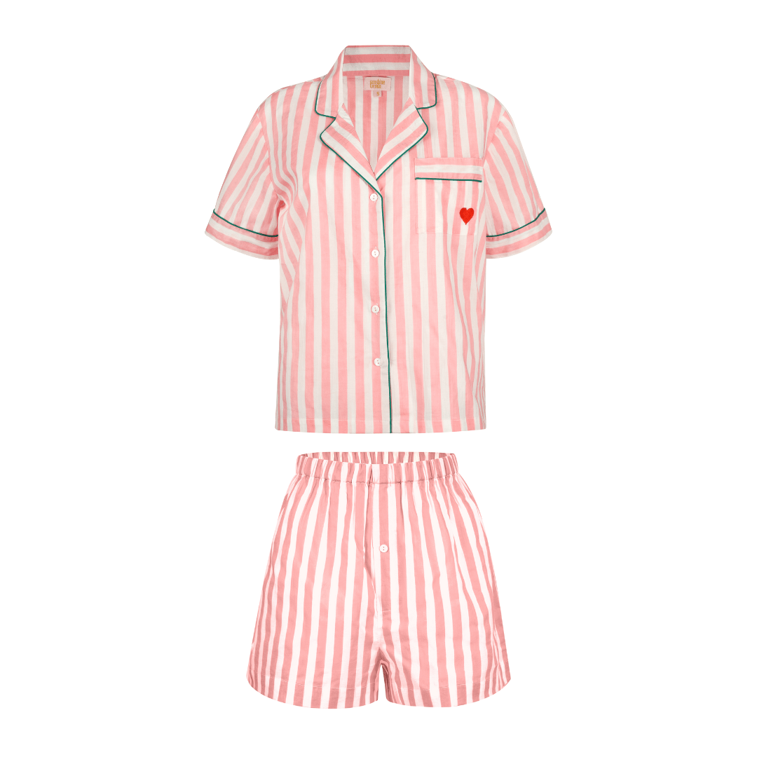 Sunshine Tienda® Tickled Pink Sophia Pajama Set