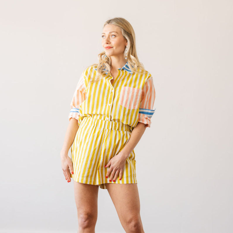 Ochre Daydreamer Bermuda Short