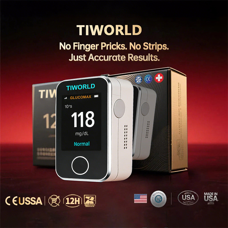 TIWORLD™ Non-Invasive Blood Glucose Monitor – 5 Seconds / 99% Accuracy