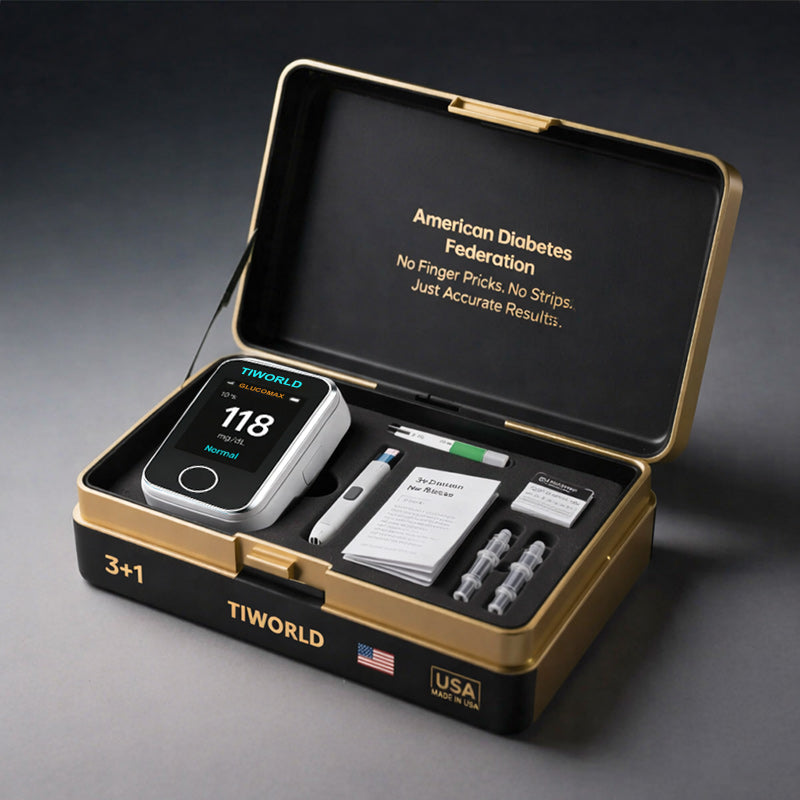 TIWORLD™ Non-Invasive Blood Glucose Monitor – 5 Seconds / 99% Accuracy