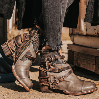 Anna – Orthopedic Leather Boots