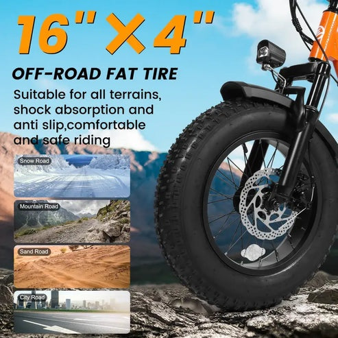 Vivitic V-101 Moped-Style Electric Bike – 1500W Fat Tire