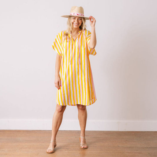 Sunshine Tienda® Sunkissed Stripe Cove Dress