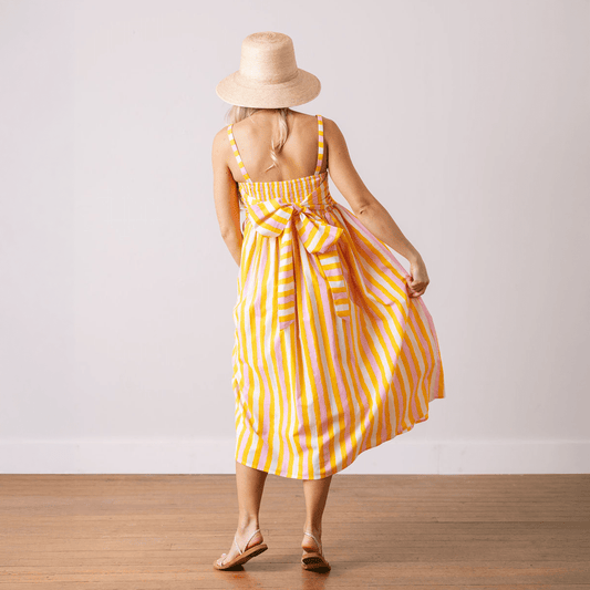 Sunshine Tienda® Sunkissed Stripe Reef Dress