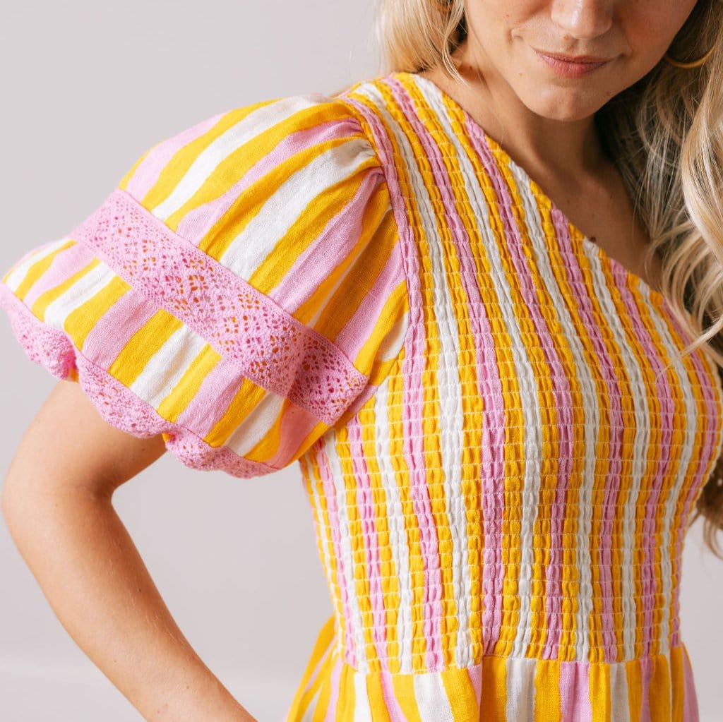 Sunshine Tienda® Sunkissed Stripe San Pablo Dress